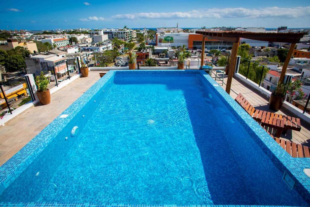 Great Loft With Balcony Near The 5ta & The Apartamento Playa del Carmen